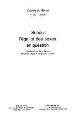 SUEDE : L'EGALITE DES SEXES EN QUESTION (eBook, PDF)