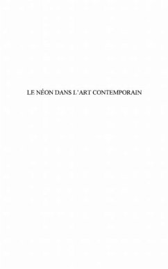 Le neon dans l'art contemporain (eBook, PDF)