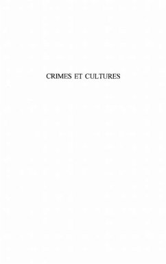 CRIMES ET CULTURES (eBook, PDF)