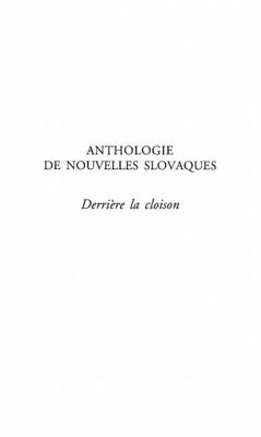 Cover Anthologie de nouvelles slovaques (eBook, PDF)