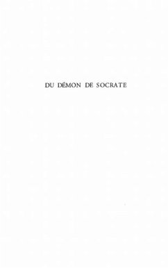 DEMON (DU) DE SOCRATE (eBook, PDF)