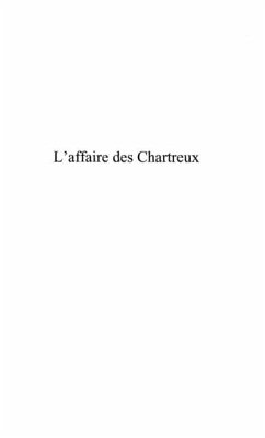 Cover L'AFFAIRE DES CHARTREUX (eBook, PDF)