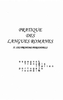 Pratique des langues romanes (eBook, PDF)