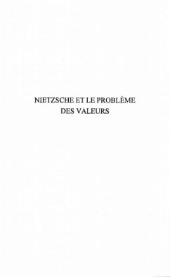 Nietzsche et le probleme desvaleurs (eBook, PDF) - Bernat-Winter Harold