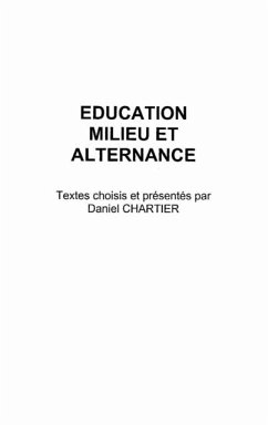Cover Education milieu et alternance (eBook, PDF)