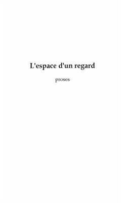 Espace d'un regard (eBook, PDF)