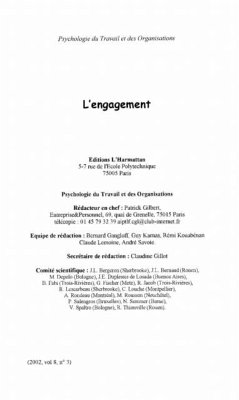 L'engagement (eBook, PDF)