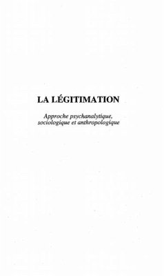 Cover La legitimation (eBook, PDF)