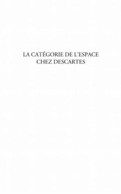 Cover La categorie de l'espace chez Descartes (eBook, PDF)