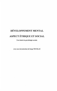 Developpement mental aspect ethique et s (eBook, PDF) - Baldwin James Mark
