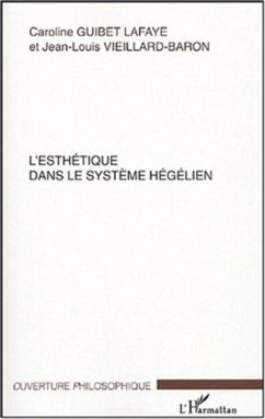 Cover Esthetique dans le systeme hegelien (eBook, PDF)