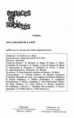LES LANGAGES DE LA RUE (n(deg) 90-91) (eBook, PDF)