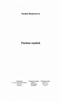 PARLONS OUZBEK (eBook, PDF)