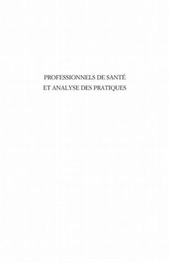 Cover Professionnels de sante et anal. prat. (eBook, PDF)
