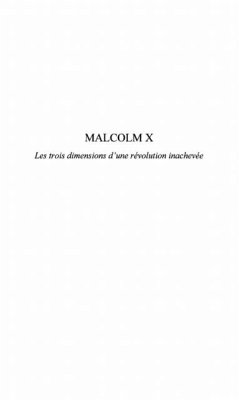 Malcolm x. les trois dimensions d'une re (eBook, PDF)