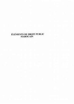 Elements de droit public marocain (eBook, PDF)