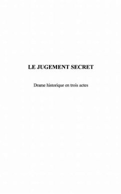Cover Jugement secret (eBook, PDF)