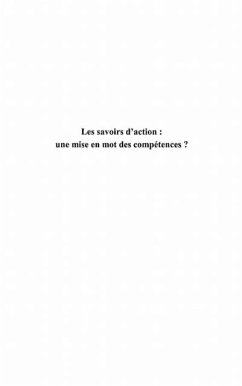 Les savoirs d'action (eBook, PDF) - Jean-Marie Barbier