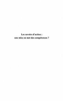 Les savoirs d'action (eBook, PDF) Les savoirs d'action (eBook, PDF)