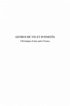 Cover Genres de vie et intimites (eBook, PDF)