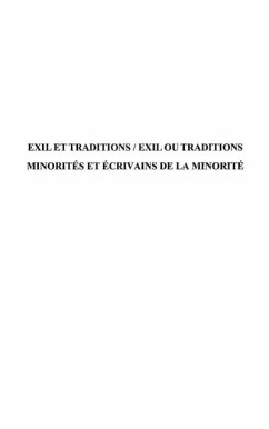Cover Exil et traditions / exil ou traditions (eBook, PDF)