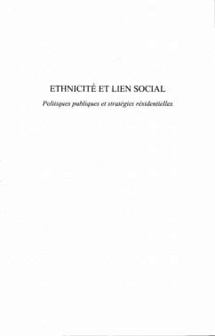Ethnicite et lien social (eBook, PDF)