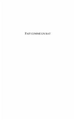 Cover Fait comme un rat (eBook, PDF)