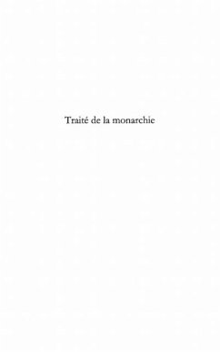 TRAITE DE LA MONARCHIE (eBook, PDF)
