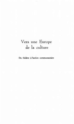 VERS UNE EUROPE DE LA CULTURE (eBook, PDF)