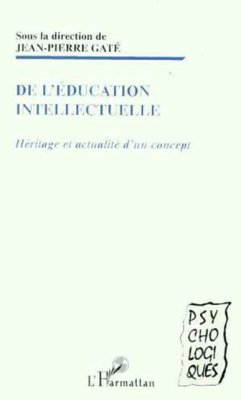 Cover EDUCATION (DE L') INTELLECTUELLE (eBook, PDF)