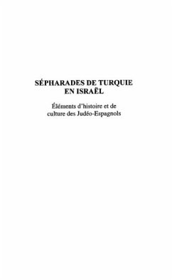 Cover SEPHARADES DE TURQUIE EN ISRAEL (eBook, PDF)