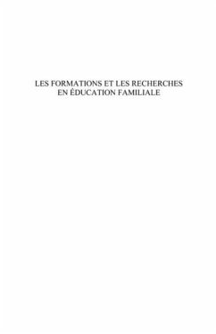 Les formations et les recherches en education familiale (eBook, PDF)