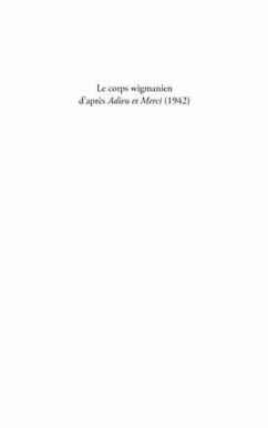 Cover Le corps wigmanien d'apres Adieu et Merci (1942) (eBook, PDF)