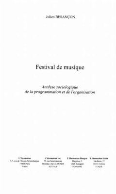 FESTIVAL DE MUSIQUE (eBook, PDF)