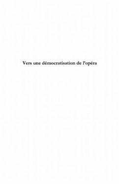 Cover Vers une democratisation de l'opera (eBook, PDF)