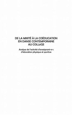De la mixite a la coeducation en danse contemporaine au college (eBook, PDF)