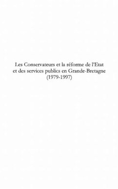 Les conservateurs et la reforme de l'etat et des services pu (eBook, PDF)