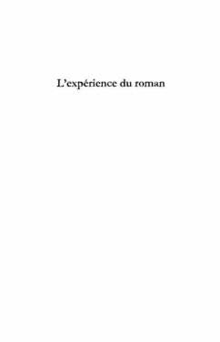 L experience du roman - lecture et mise en abyme chez melvil (eBook, PDF)