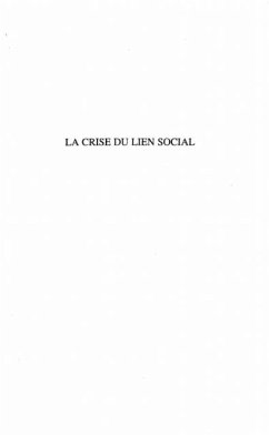La crise du lien social (eBook, PDF)