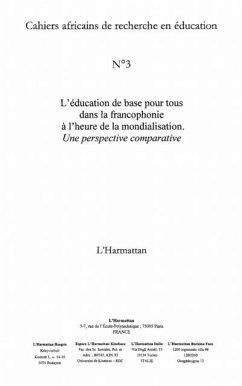 L'education de base pour tous dans la Francophonie a l'heure de la mondialisation (eBook, PDF)