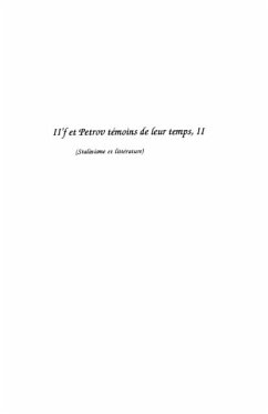 Cover Il'f et petrov temoins de leurtemps (3 (eBook, PDF)