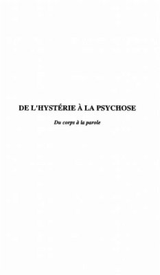 Cover HYSTERIE (DE L') A LA PSYCHOSE (eBook, PDF)