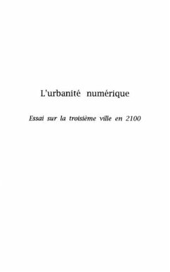 L'URBANITE NUMERIQUE (eBook, PDF)