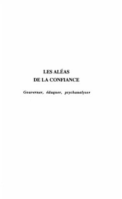 Les Aleas de la Confiance (eBook, PDF)