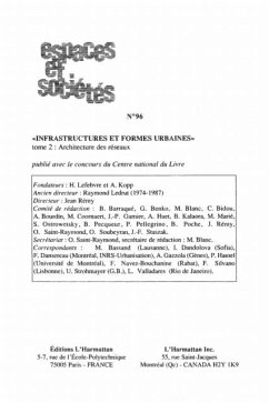 Cover INFRASTRUCTURES ET FORMES URBAINES (Tome 2) (eBook, PDF)