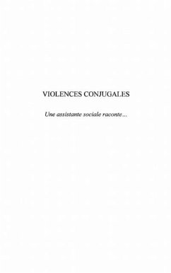 Violences conjugales une assistante soci (eBook, PDF)