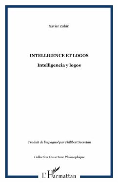 Intelligence et logos (eBook, PDF)