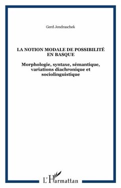 La notion modale de possibilite en basque (eBook, PDF)