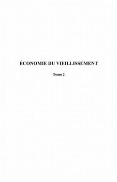 Economie du vieillissement (eBook, PDF) Cover Economie du vieillissement (eBook, PDF)