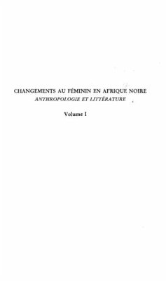 Changements au feminin en afrique noire (eBook, PDF) Changements au feminin en afrique noire (eBook, PDF)